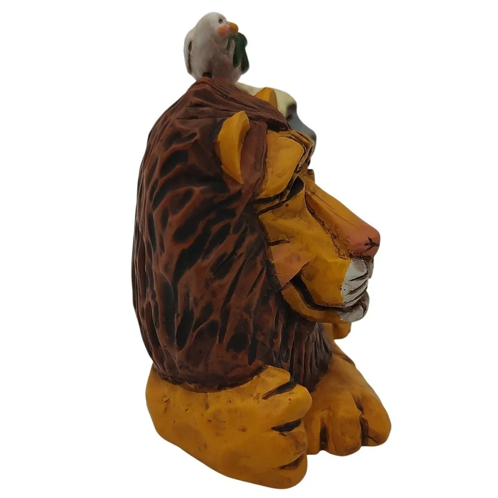 Vintage Hallmark Keepsake Ornament A Time of Peace Lamb Lion Dove‎ Artist Signed